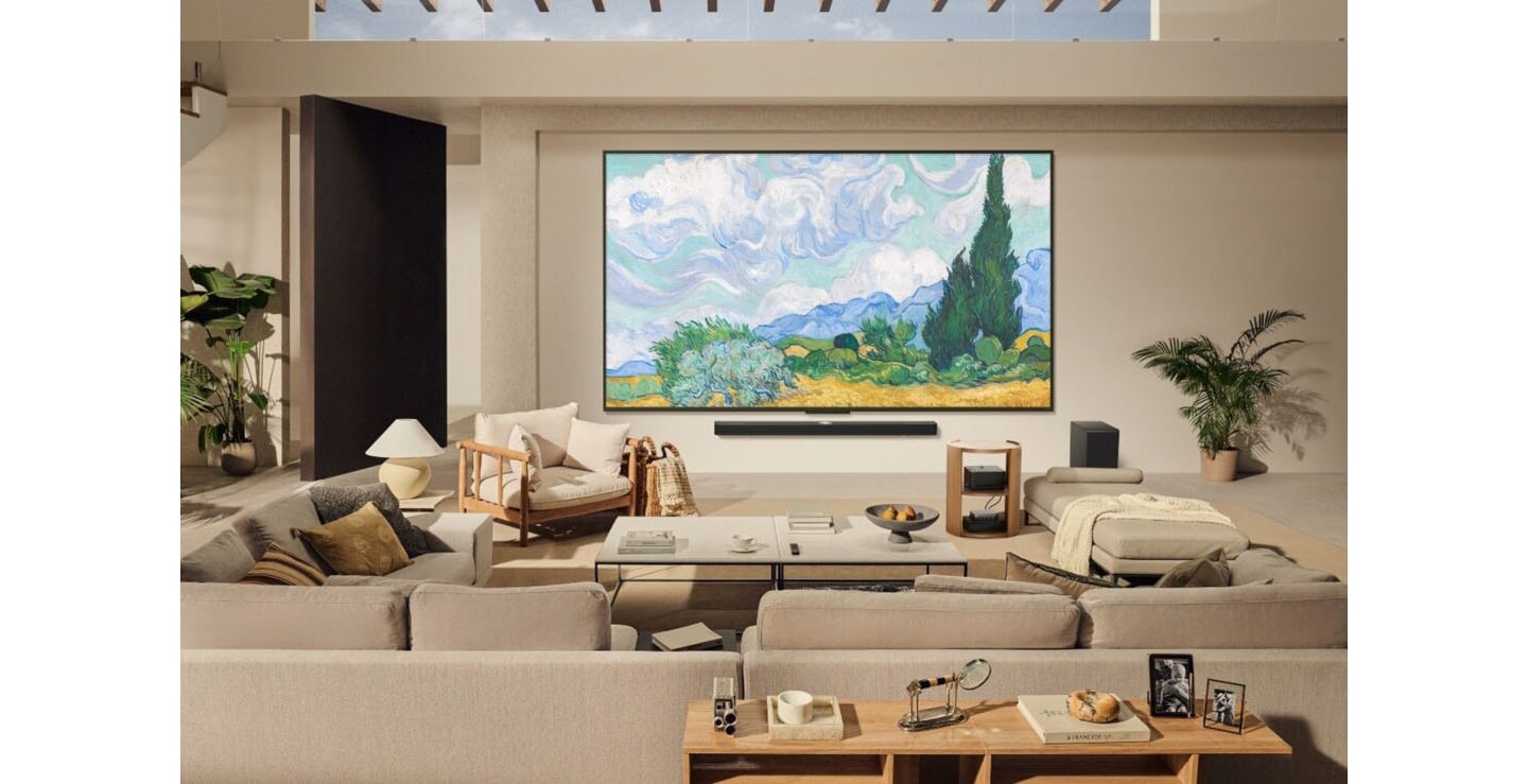How True Wireless and LG Gallery+ Transform the TV into a Digital Art Masterpiece