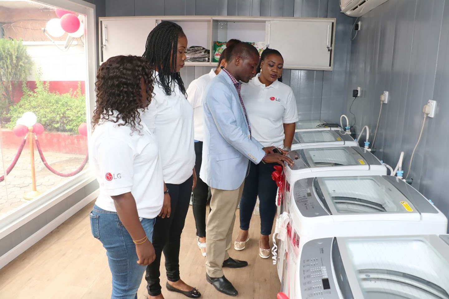LG BRINGS FREE LAUNDRY SERVICE TO RESIDENTS OF OGBA COMMUNITY IN NIGERIA