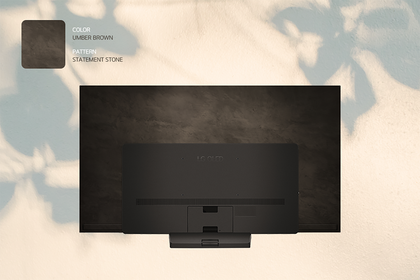 An illustration of the back of an OLED TV