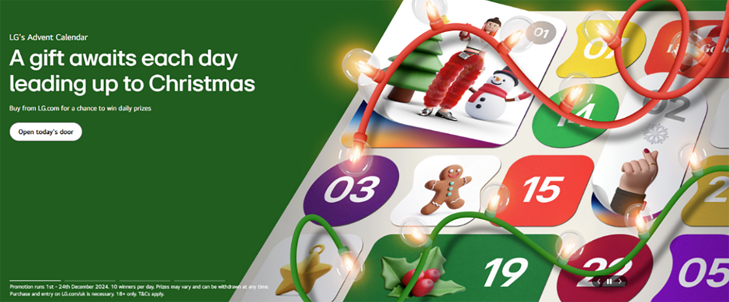 An illustration of a special gift advent calendar