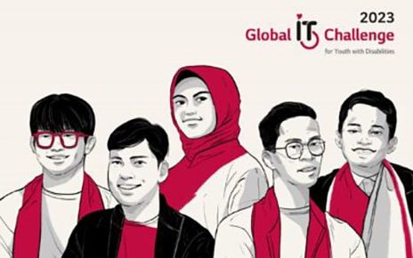 Illustration of six winners of 2023 GITC