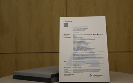 Cyber Security Management System certificate