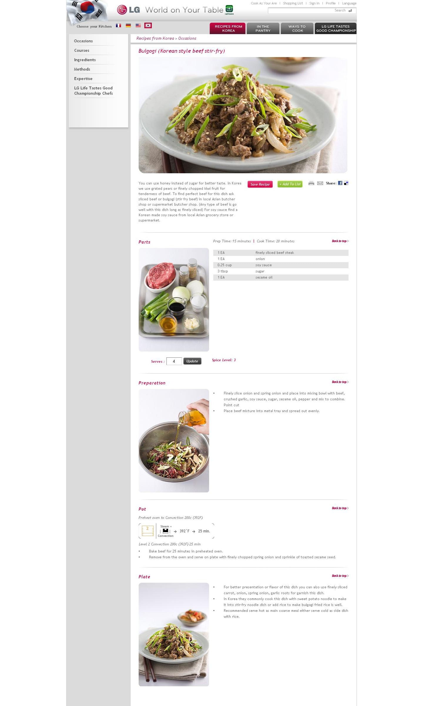 LG TO SHOWCASE “KITCHENS AROUND THE WORLD”