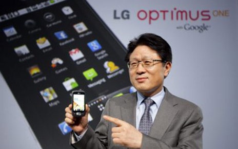 LG OPTIMUS ONE WITH GOOGLE AND LG OPTIMUS CHIC.
