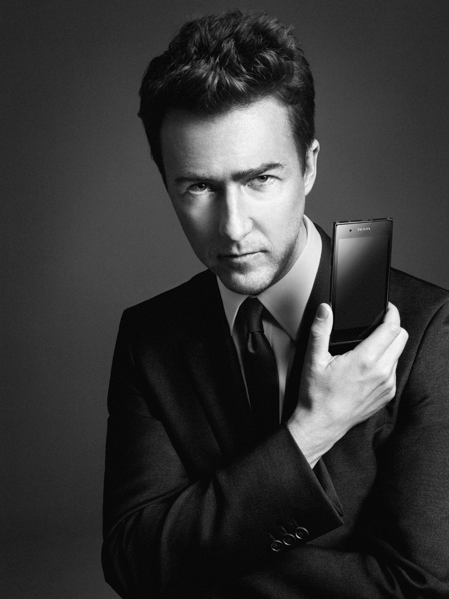 EDWARD NORTON AND DARIA WERBOWY LAUNCH PRADA PHONE BY LG 3.0