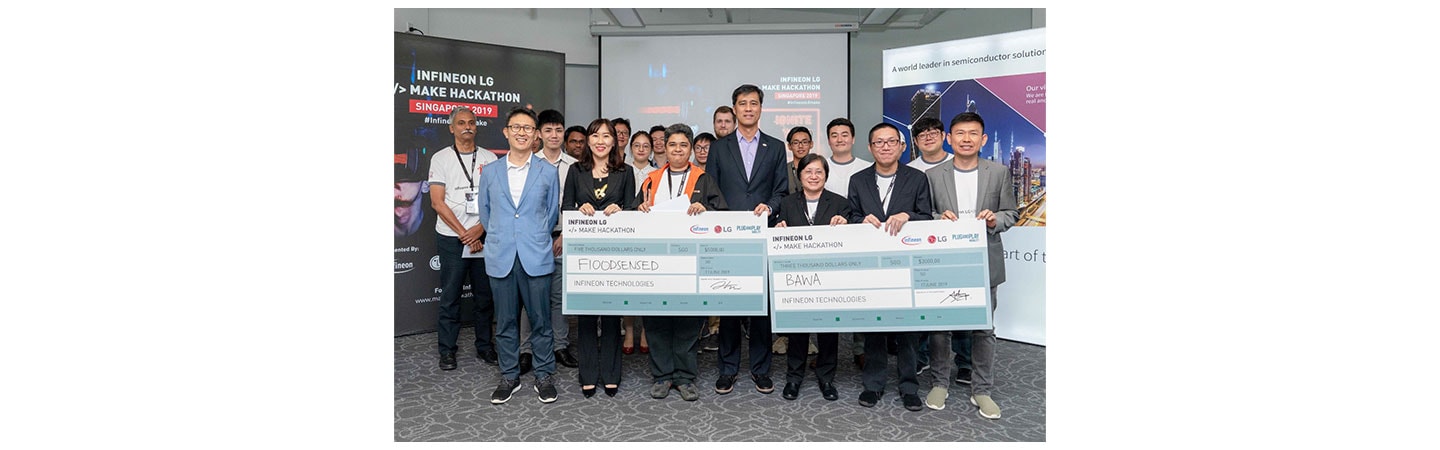 INFINEON LG</>MAKE HACKATHON ON IOT DEBUTS IN SINGAPORE