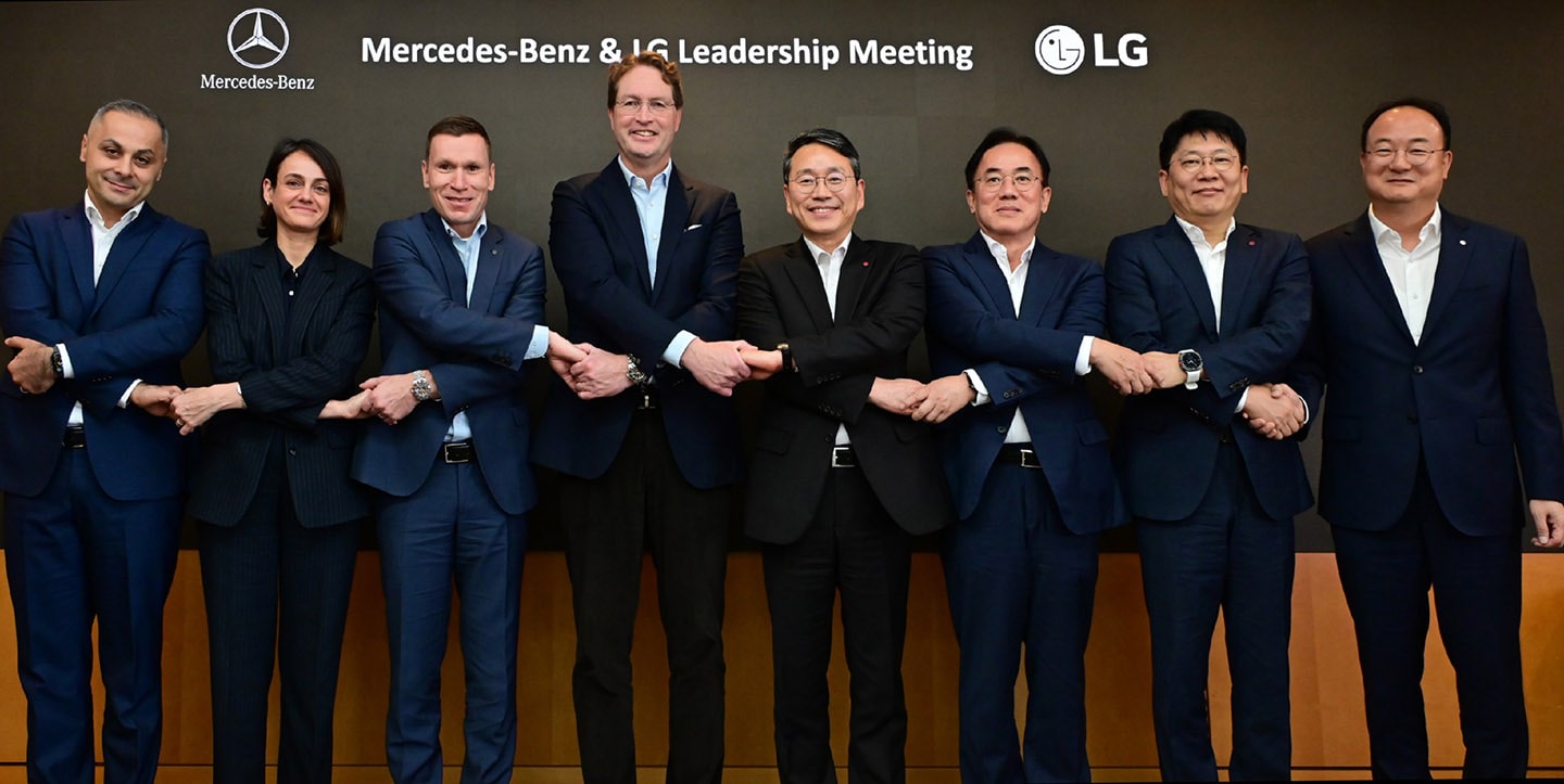  LG and Mercedes-Benz Discuss Expanding “One LG Solution” Collaboration