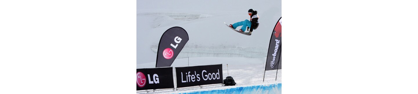 LG ELECTRONICS CONTINUES AS TITLE SPONSOR OF LG SNOWBOARD FIS WORLD CUP