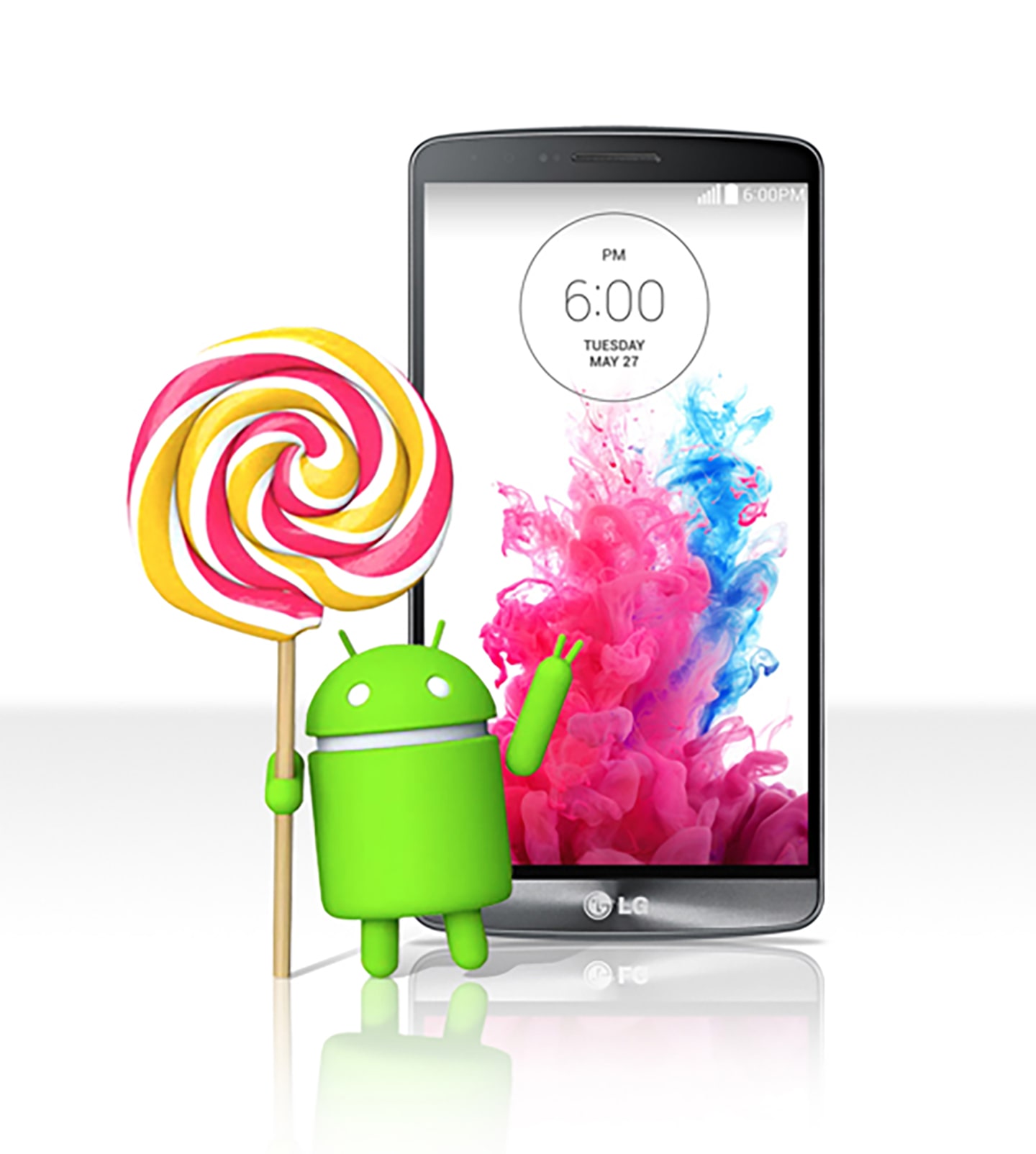 LG FIRST TO ROLL OUT ANDROID 5.0 LOLLIPOP UPGRADE