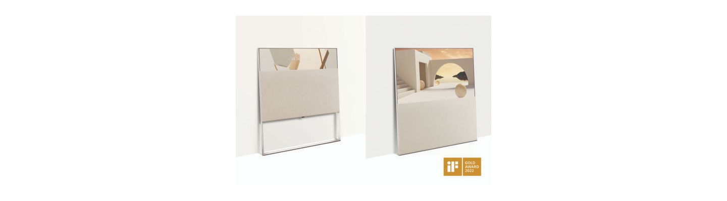 LG OLED Objet Collection Brings Home iF Gold Award for Design Excellence