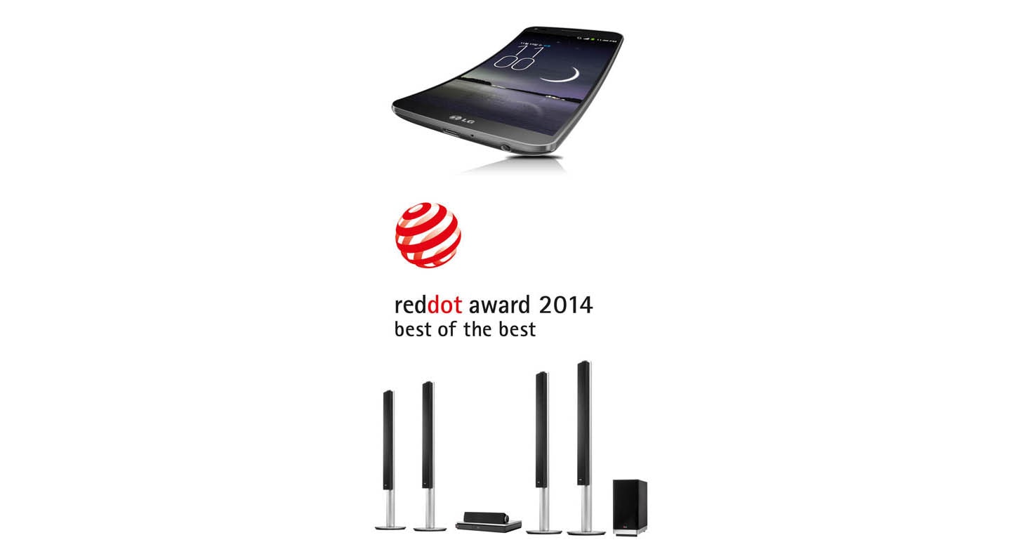 LG SHINES IN DESIGN AT RED DOT AWARDS 2014