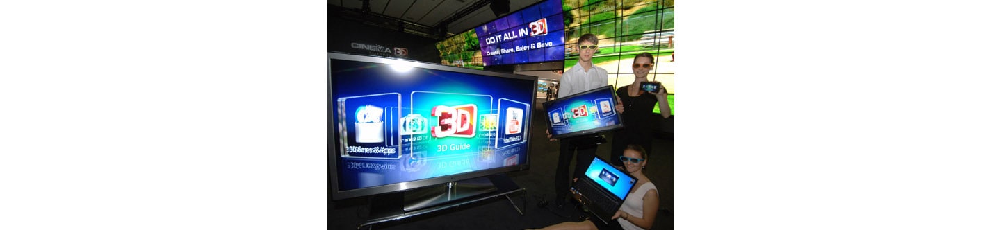 LG SHOWCASES COMPLETE 3D ECOSYSTEM AT IFA 2011