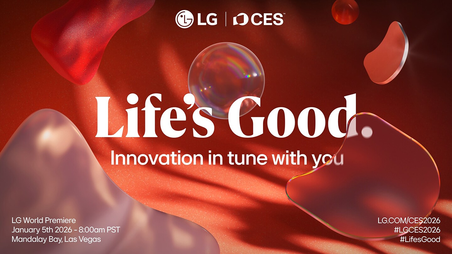 LG to Showcase “Innovation in tune with you” at CES 2026