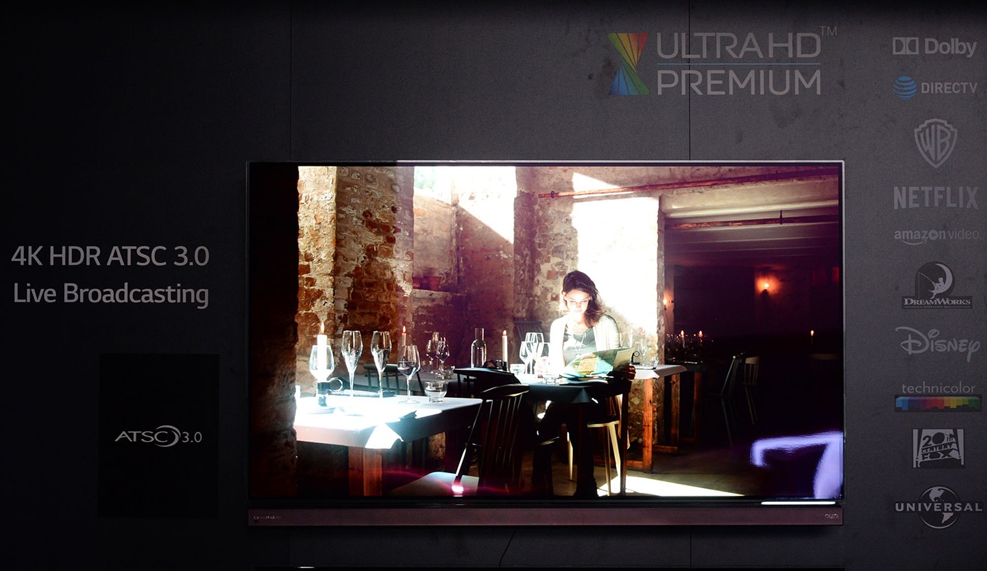 LIVE ATSC 3.0 BROADCAST DURING CES 2016 DELIVERS 4K UHD HDR TO NEXT-GEN LG OLED 4K TVs