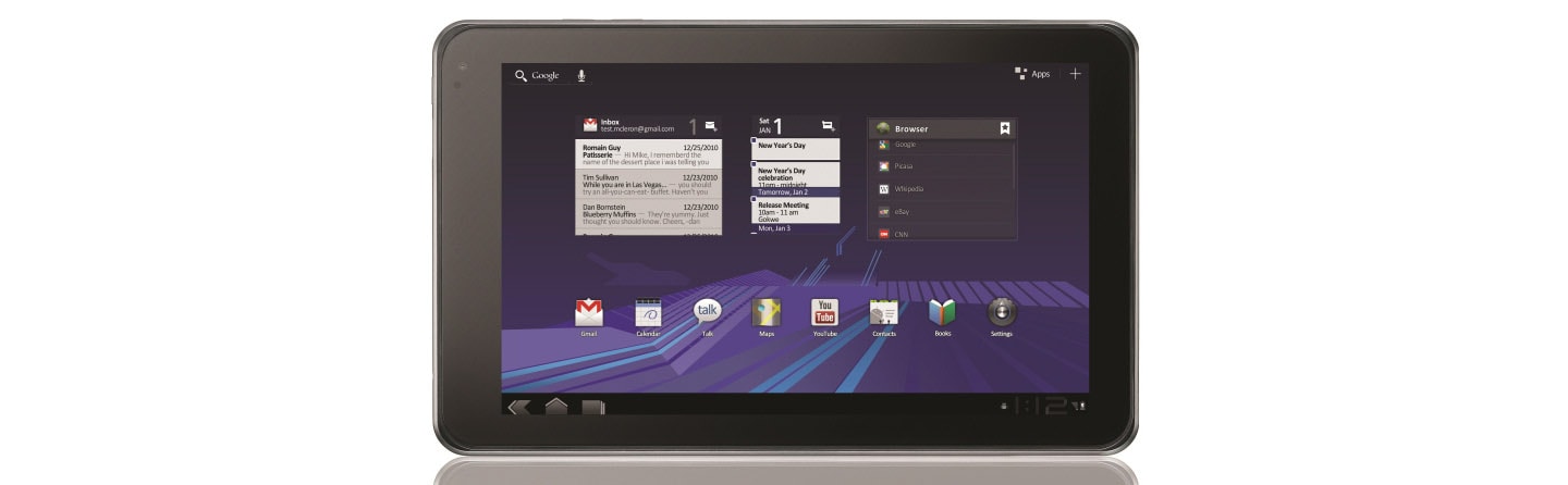 SETTING A NEW STANDARD IN TABLETS, LG OPTIMUS PAD DEBUTS AT MWC