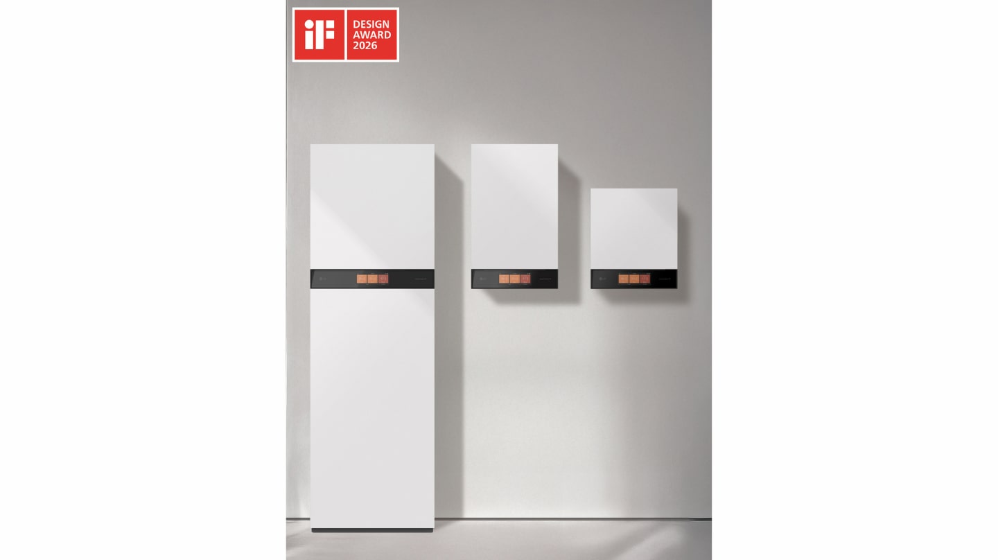 LG Therma V neue Indoor Units Combi Unit Hydro Unit und Control Unit