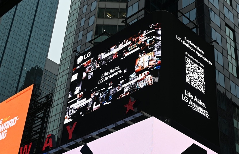 LG Electronics Brings Its Heritage Of Customer-Centric Innovation to Times Square