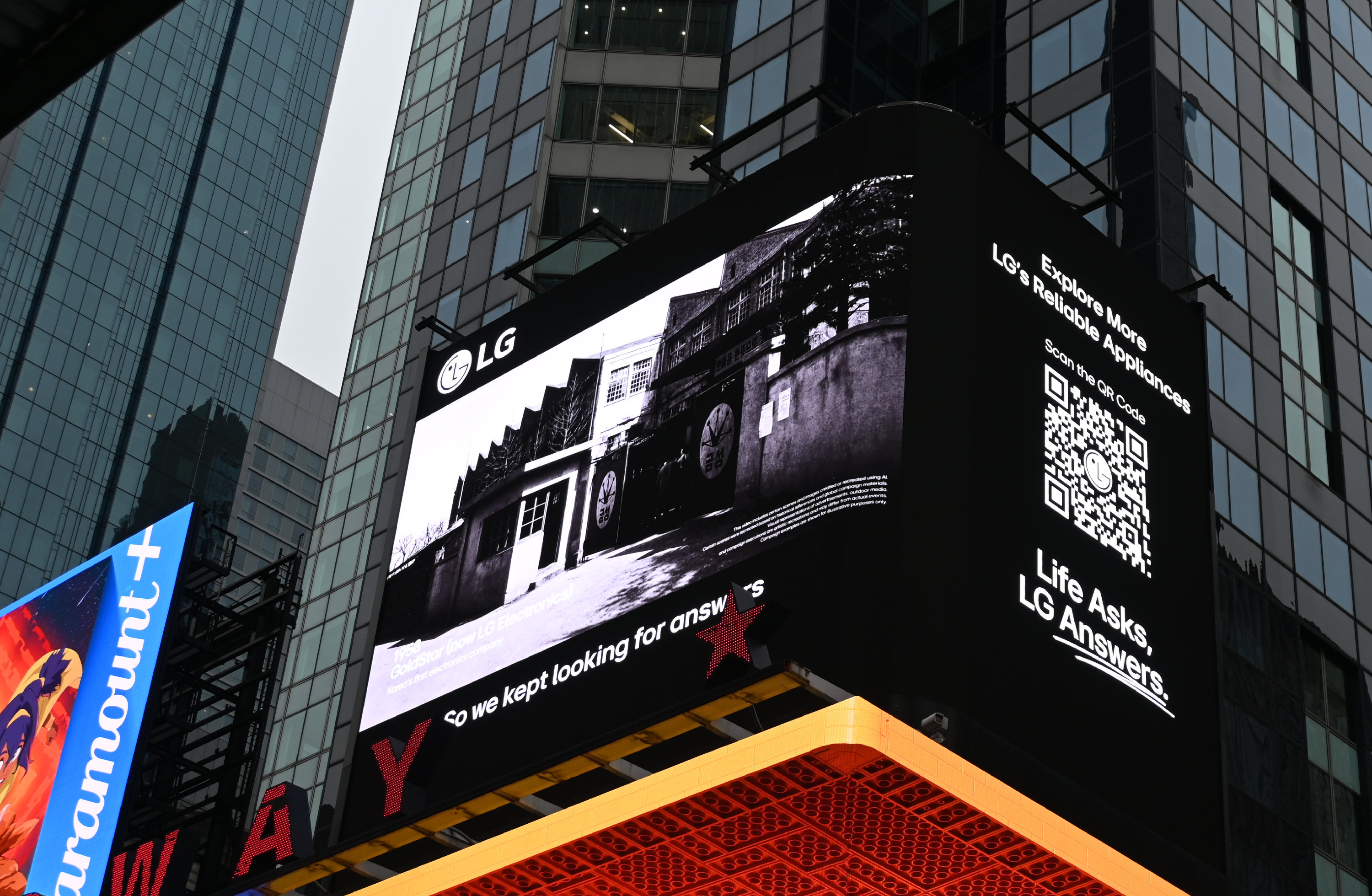 LG Electronics Brings Its Heritage Of Customer-Centric Innovation to Times Square