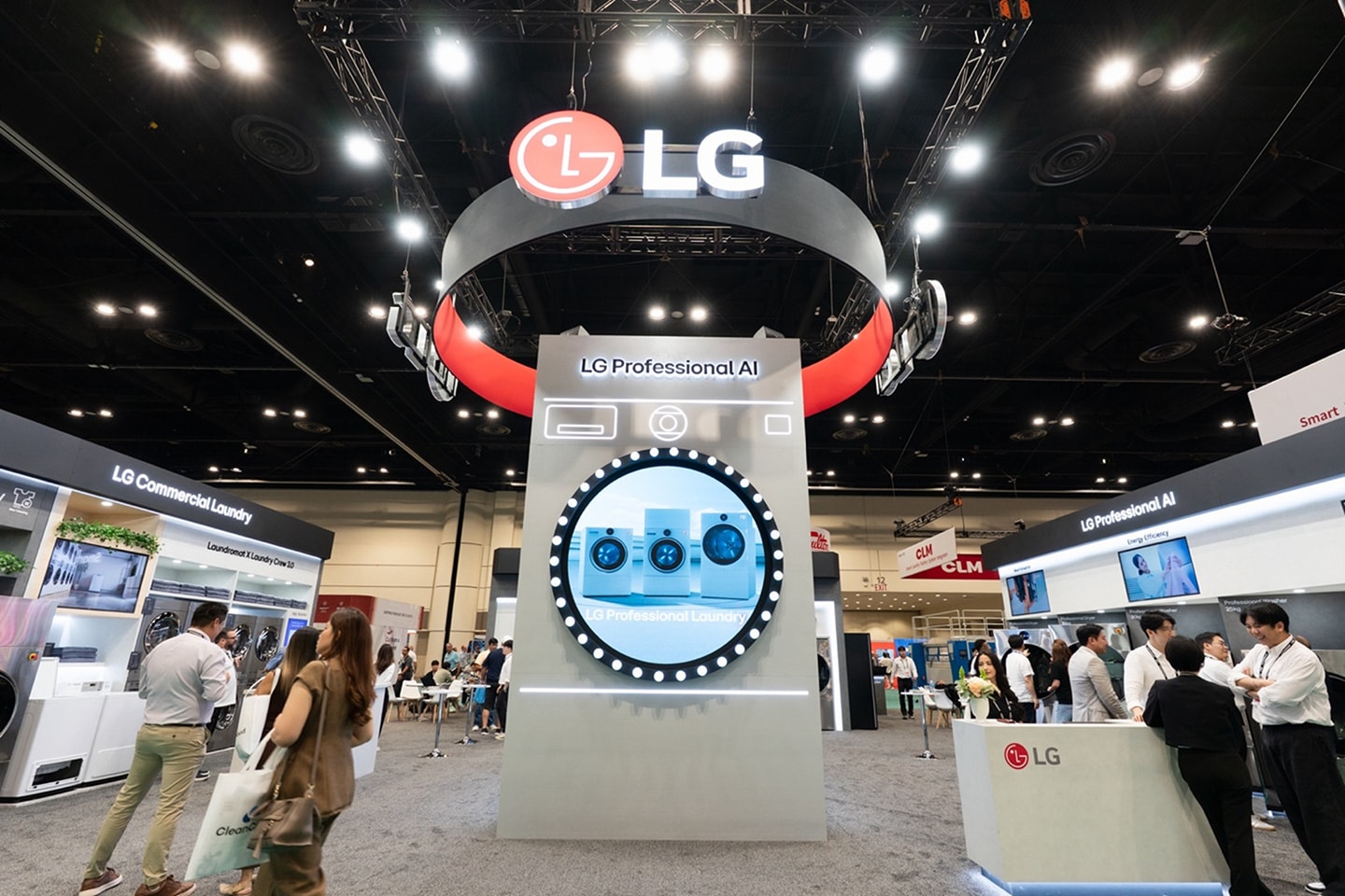 LG Showcases Advanced Commercial Laundry Solutions at Clean Show 2025