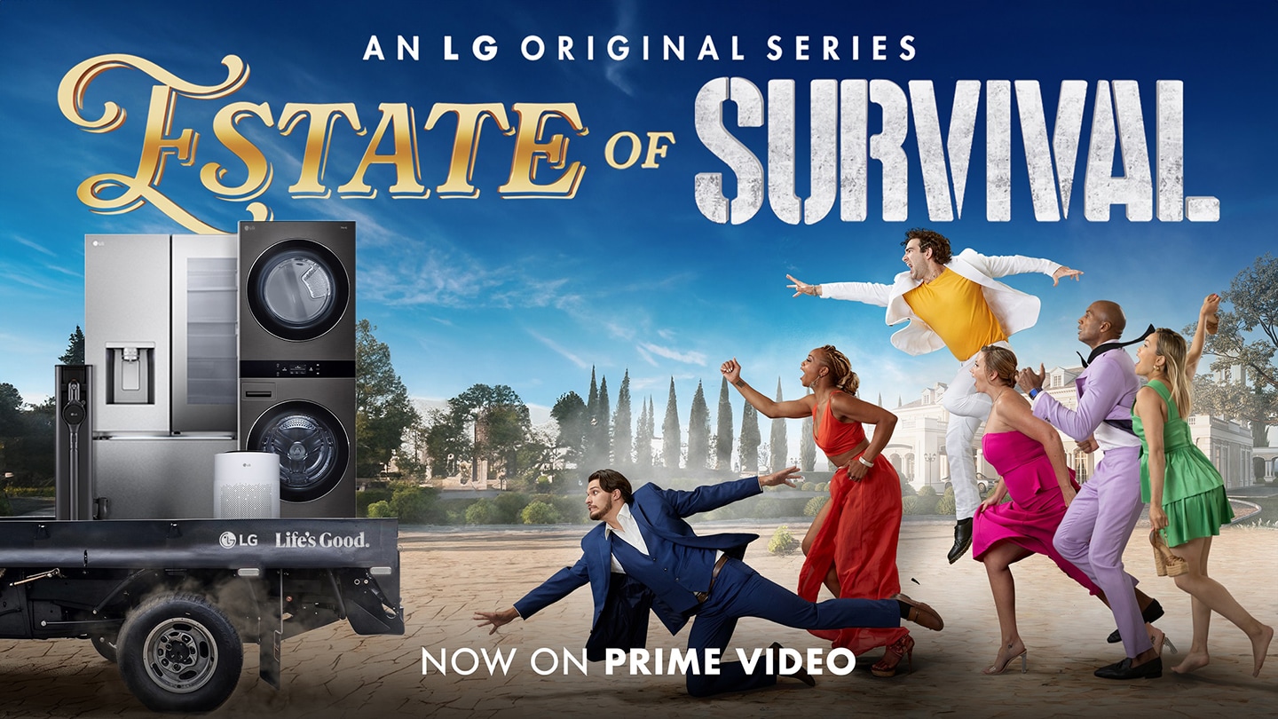A poster of the LG original series Estate of Survival on Prime Video