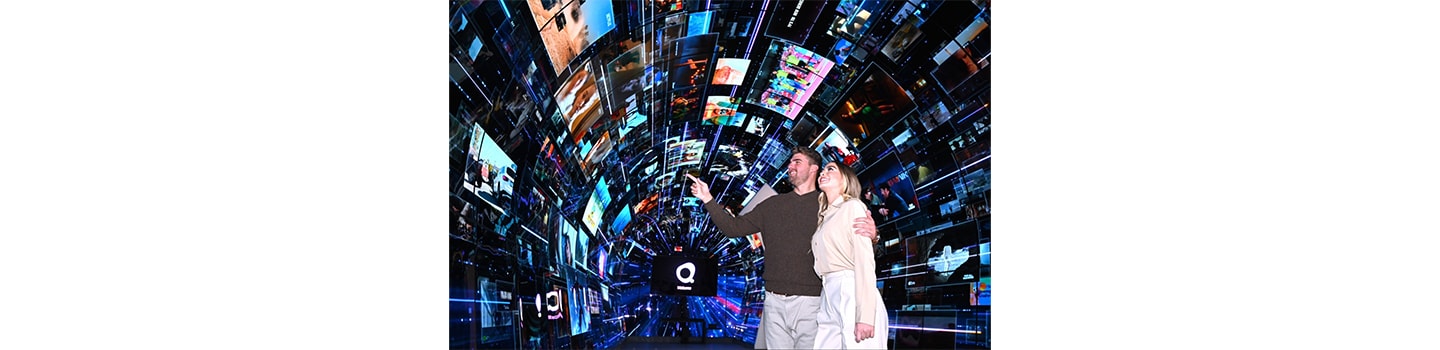 LG Captivates CES 2024 Spectators With Immersive webOS Experience Zone