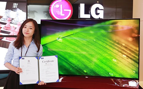LG CURVED OLED TV EARNS GLOBALLY RECOGNIZED GREEN CERTIFICATIONS