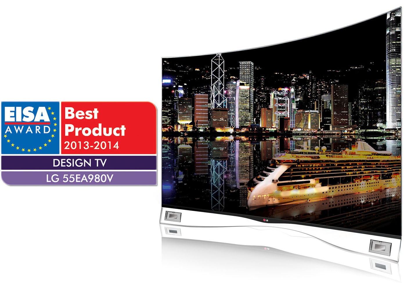 LG CURVED OLED TV HONORED FOR INNOVATIVE DESIGN AT EISA 2013 AWARDS
