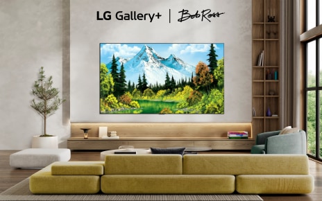 LG Electronic’s Brings Bob Ross’ Creativity to Life Through Multiple Mediums Including LG Gallery+