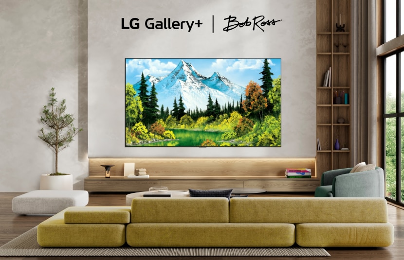 LG Electronic’s Brings Bob Ross’ Creativity to Life Through Multiple Mediums Including LG Gallery+