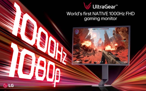 LG Electronics Introduces World’s First Native 1000Hz Full HD Gaming Monitor