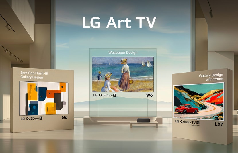 LG Electronics Launches Art TV Lineup Where Design Shapes How Art Lives in the Space