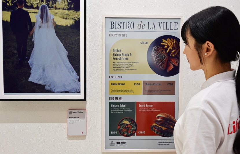 LG Electronics Launches Ultra-Low-Power “LG E-Paper Display” for Commercial Spaces
