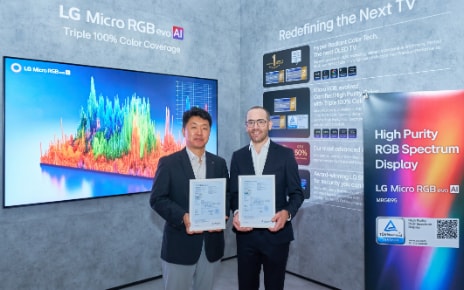 LG Electronics Showcases Complete Premium RGB Lineup With TÜV Rheinland Certification for High Purity Color at IFA 2026