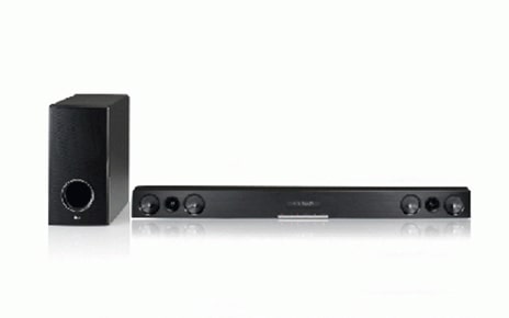 LG ELECTRONICS UNVEILS ‘HD SOUNDBAR,’ SUBWOOFER DUO