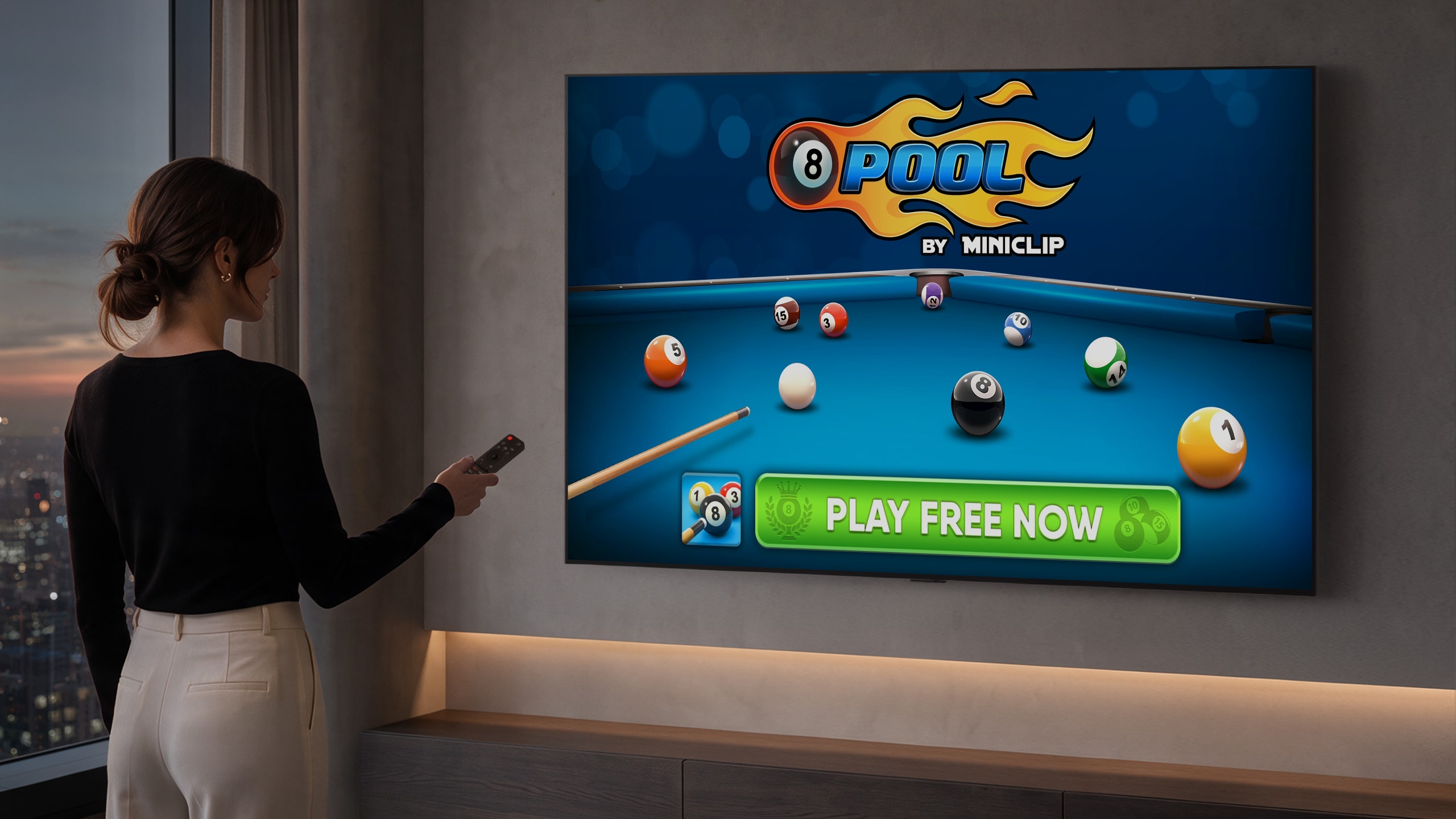 LG Electronics Expands Free Gaming Ecosystem, Bringing Hit 8 Ball Pool to the TV Screens for the First Time