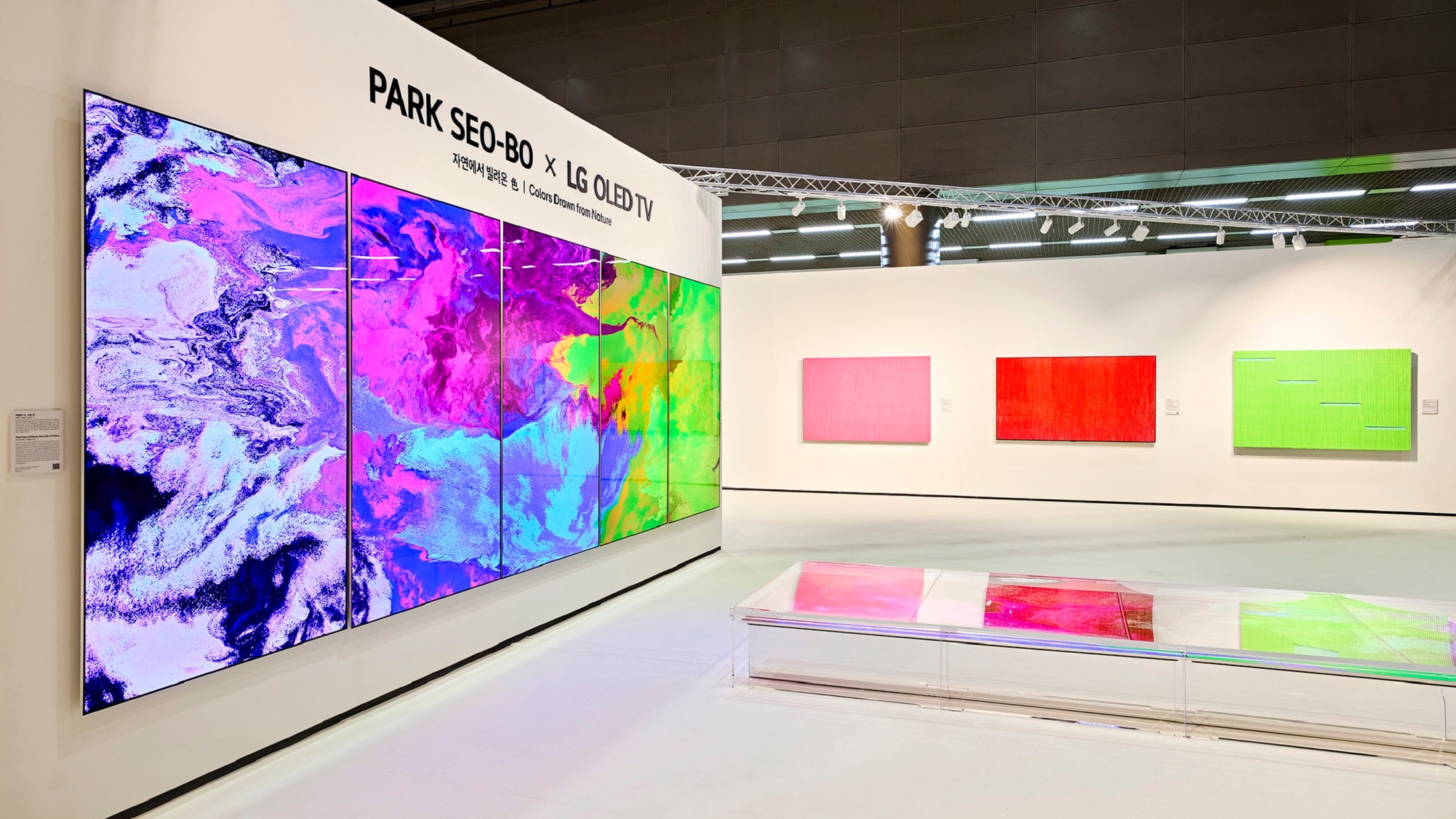 LG OLED TV Brings Park Seo-Bo's Nature-Inspired Colors to Life at