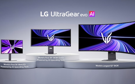 LG Unveils UltraGear evo, Redefining 5K Gaming With World’s First AI Upscaling Technology