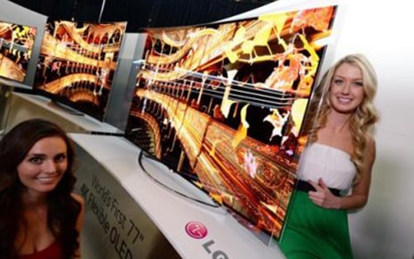 LG UNVEILS WORLD’S FIRST FLEXIBLE OLED TV AT CES 2014