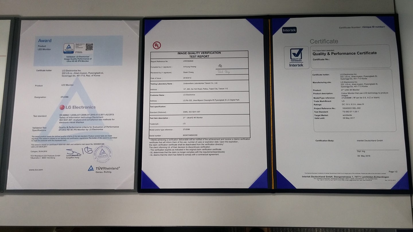 LG’S 4K ULTRA HD USB-C MONITOR RECEIVES INTERNATIONAL STAMP OF APPROVAL