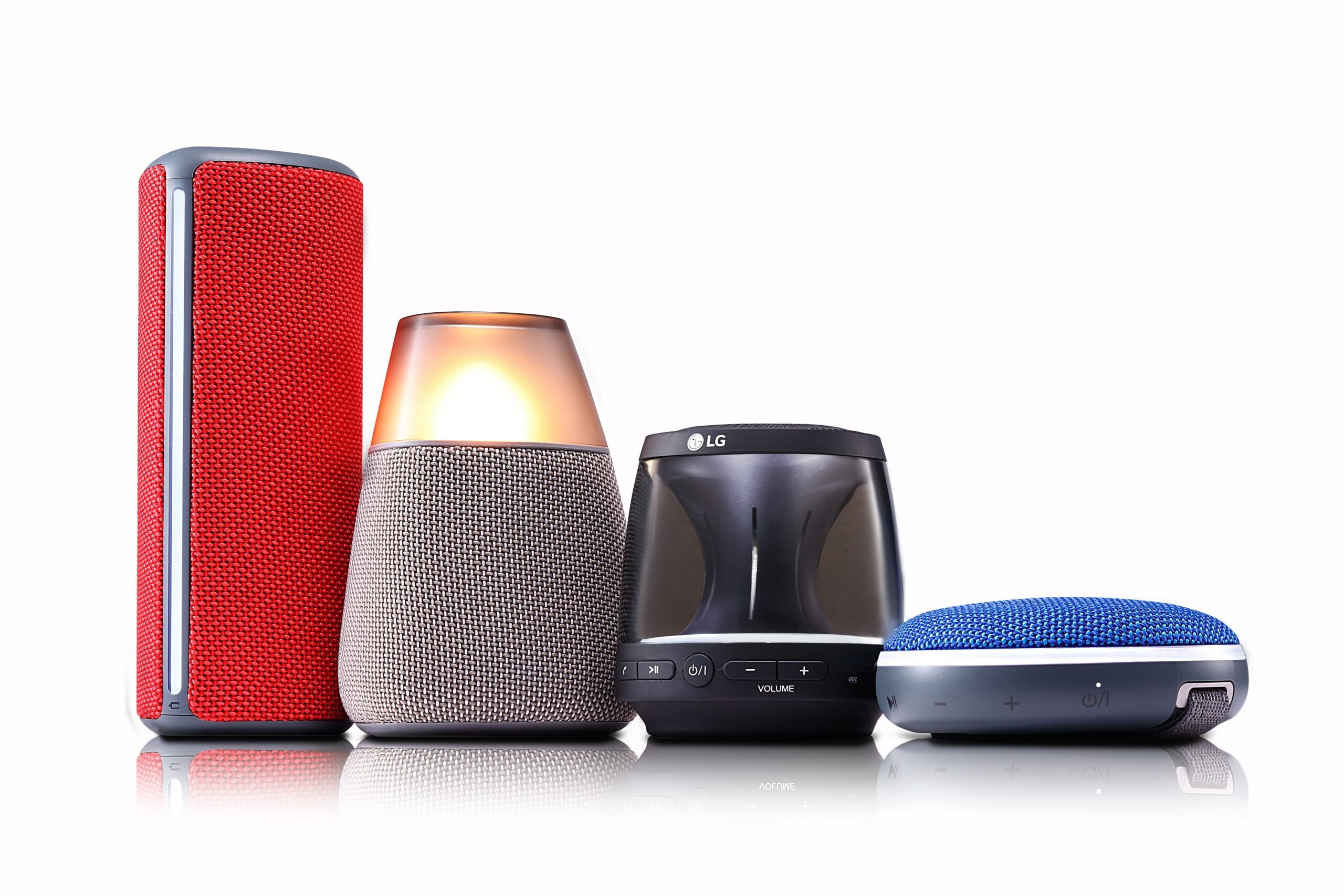 LG'S NEW BLUETOOTH SPEAKERS DESIGNED FOR ACTIVE LIFESTYLE