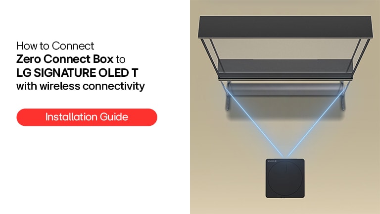 LG SIGNATURE OLED T user guide (Installation guide)