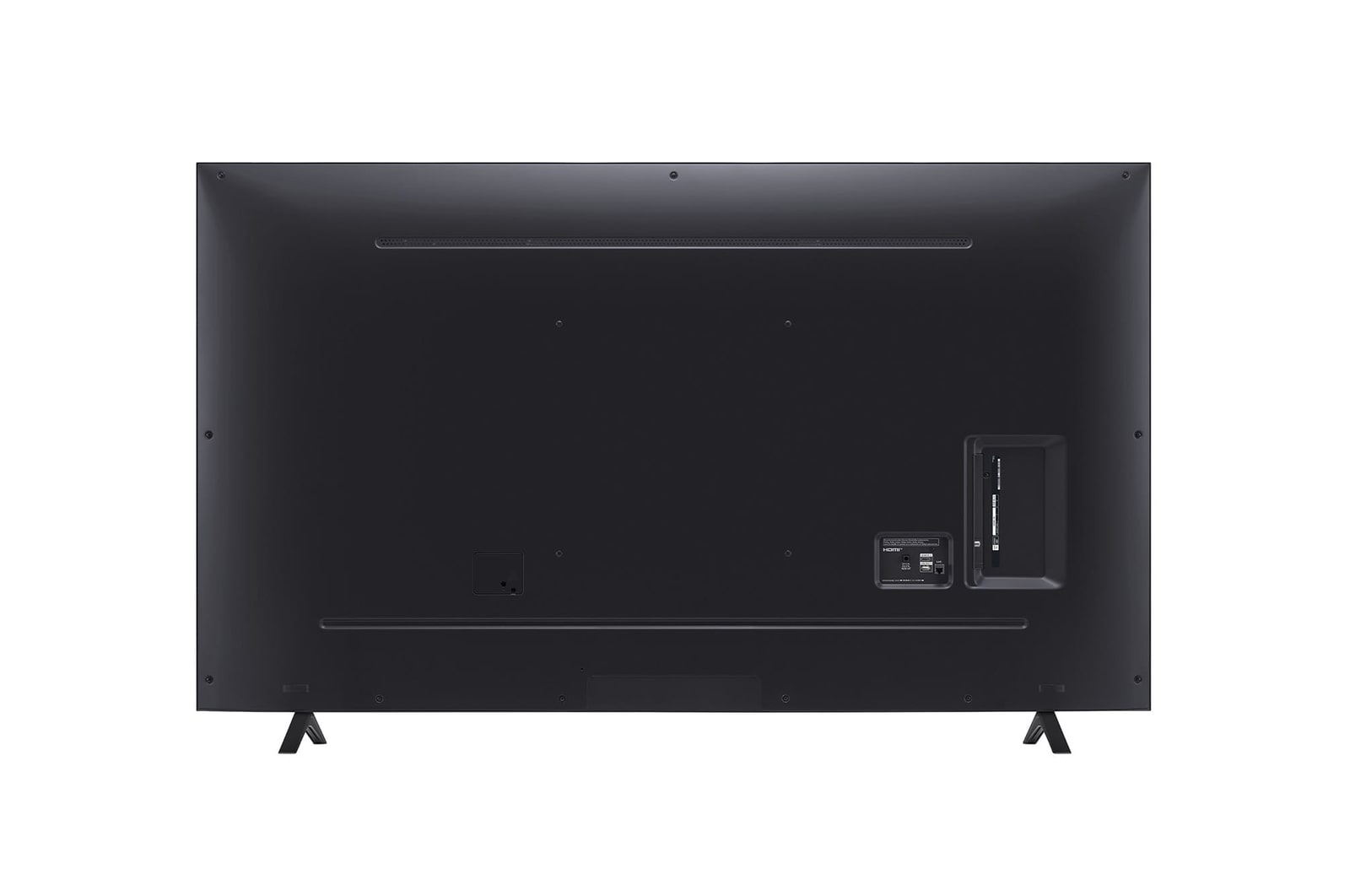 LG UHD TV UT80 的後面視圖