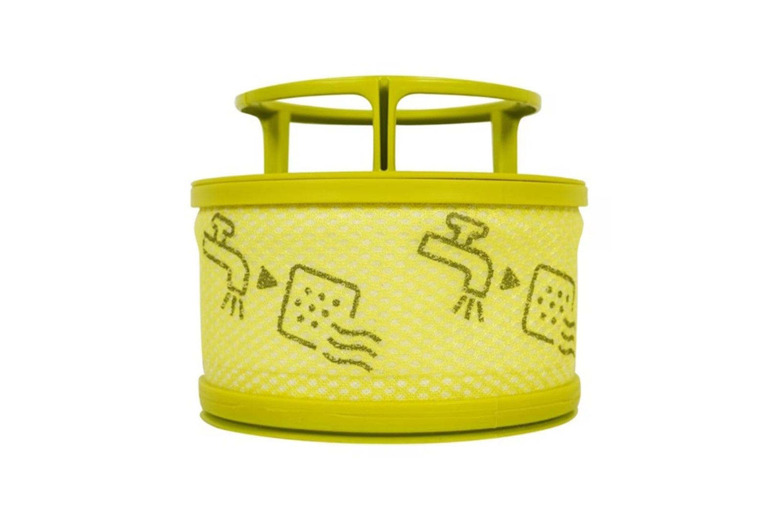 Front view of LG CordZero™ A9CX Combi Tower 前導濾網 ADQ75807101