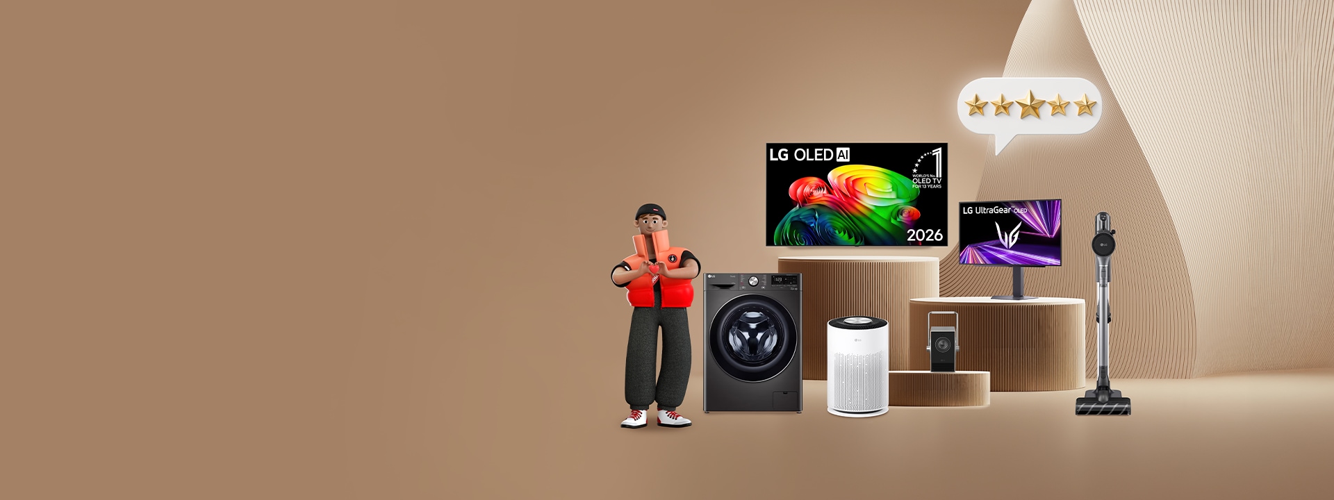 LG Hong Kong 5-star favourites September promotion on top rated products