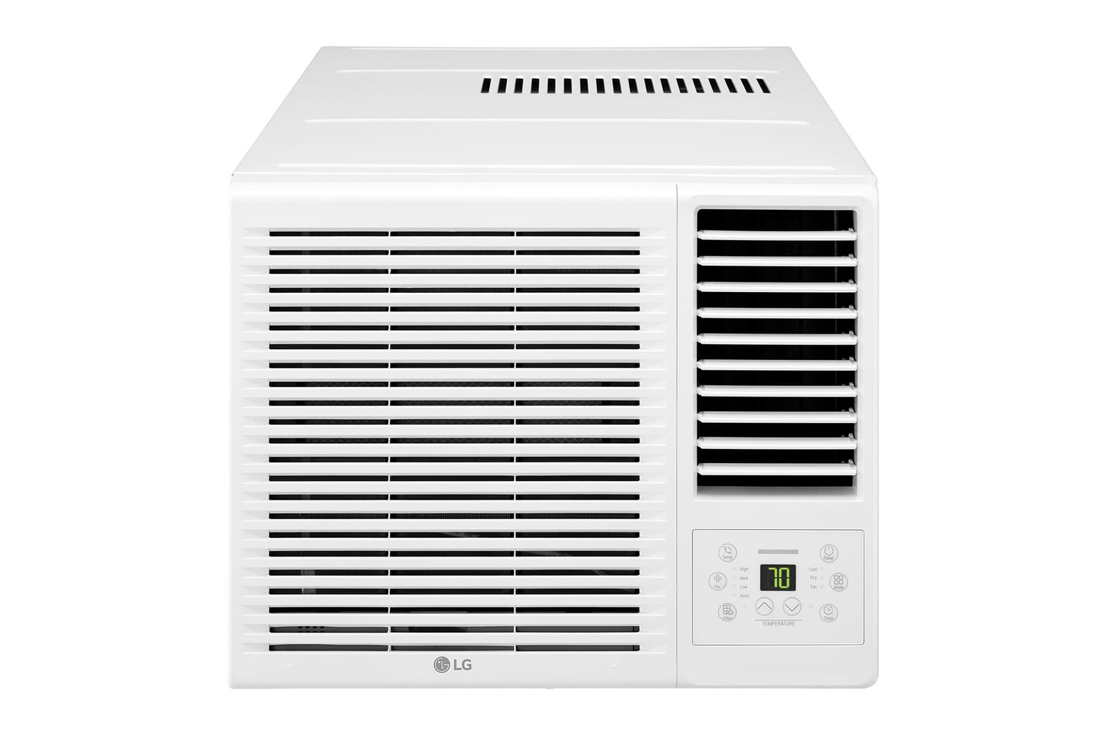 LG 窗口式冷氣機的正面視圖 W3NQ07RSAD0.AX6GAHK