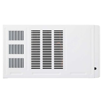 LG 窗口式冷氣機的右側視圖。