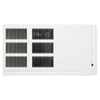 LG 窗口式冷氣機的右側視圖。