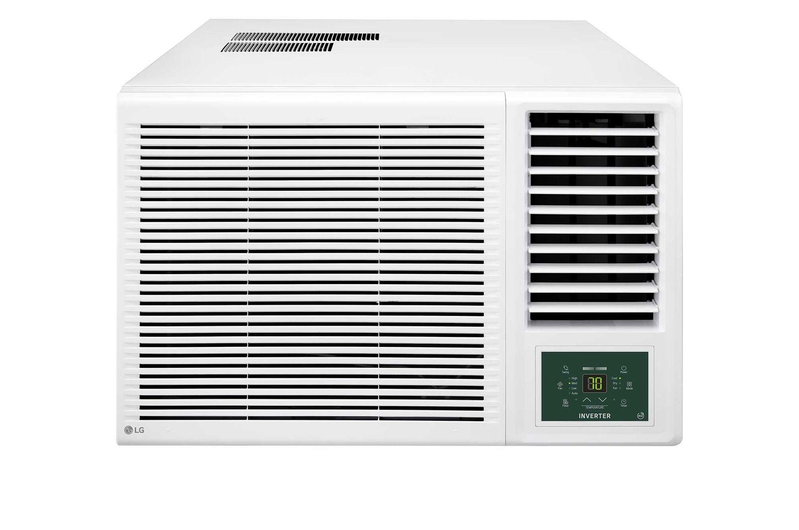 Front view of R32雪種變頻窗口式冷氣機 (2 匹 附無線遙控器) W3NQ18RSBD0