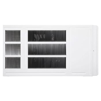 LG 窗口式冷氣機的右側視圖。