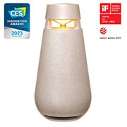 Front angle with yellow lighting on